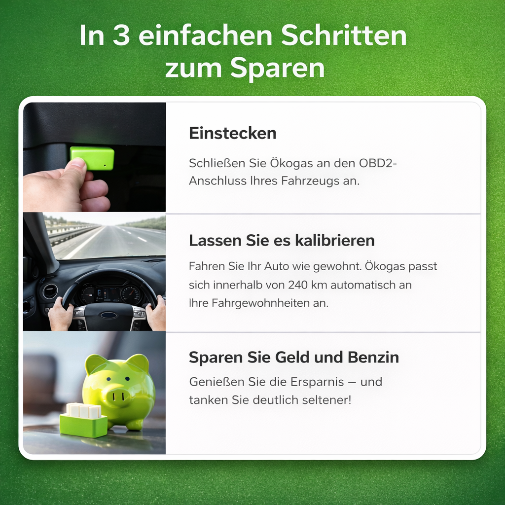 Halbieren Sie Ihre Tankkosten mit ÖkoGas™ - V2