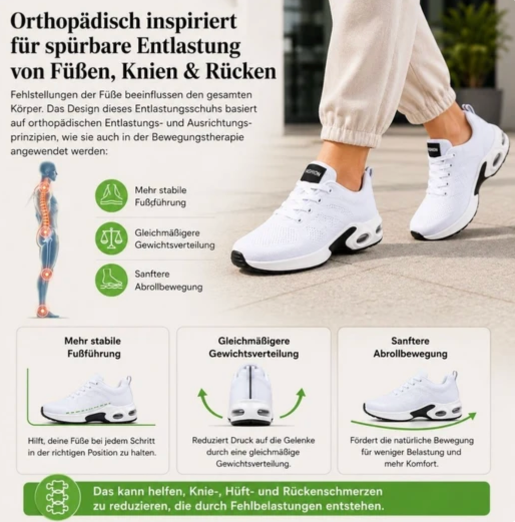 OrthoCare - Schmerzlindernde Komfortschuhe | Rutschfest & Federleicht