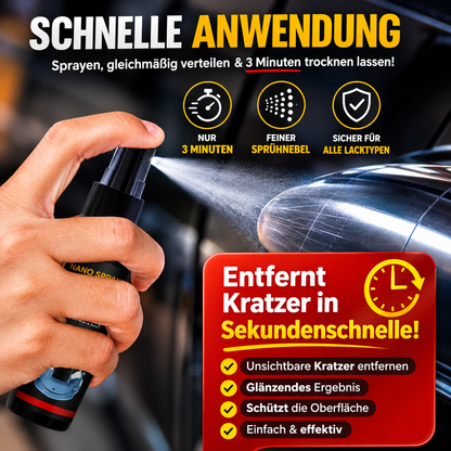 Kratzer entfernen mit NanoSpray™ — ohne Werkstatt, ohne 480 €