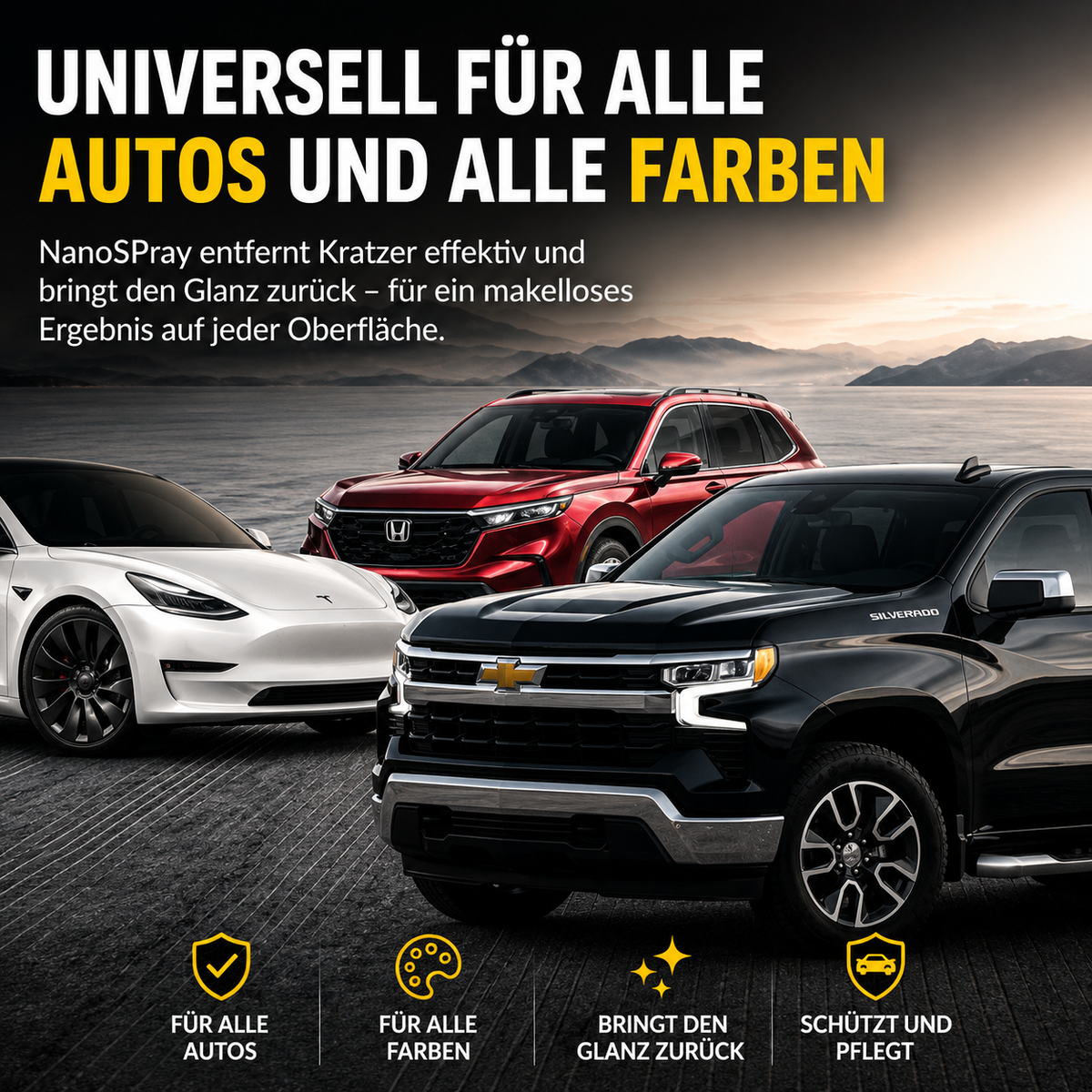 Kratzer entfernen mit NanoSpray™ — ohne Werkstatt, ohne 480 €